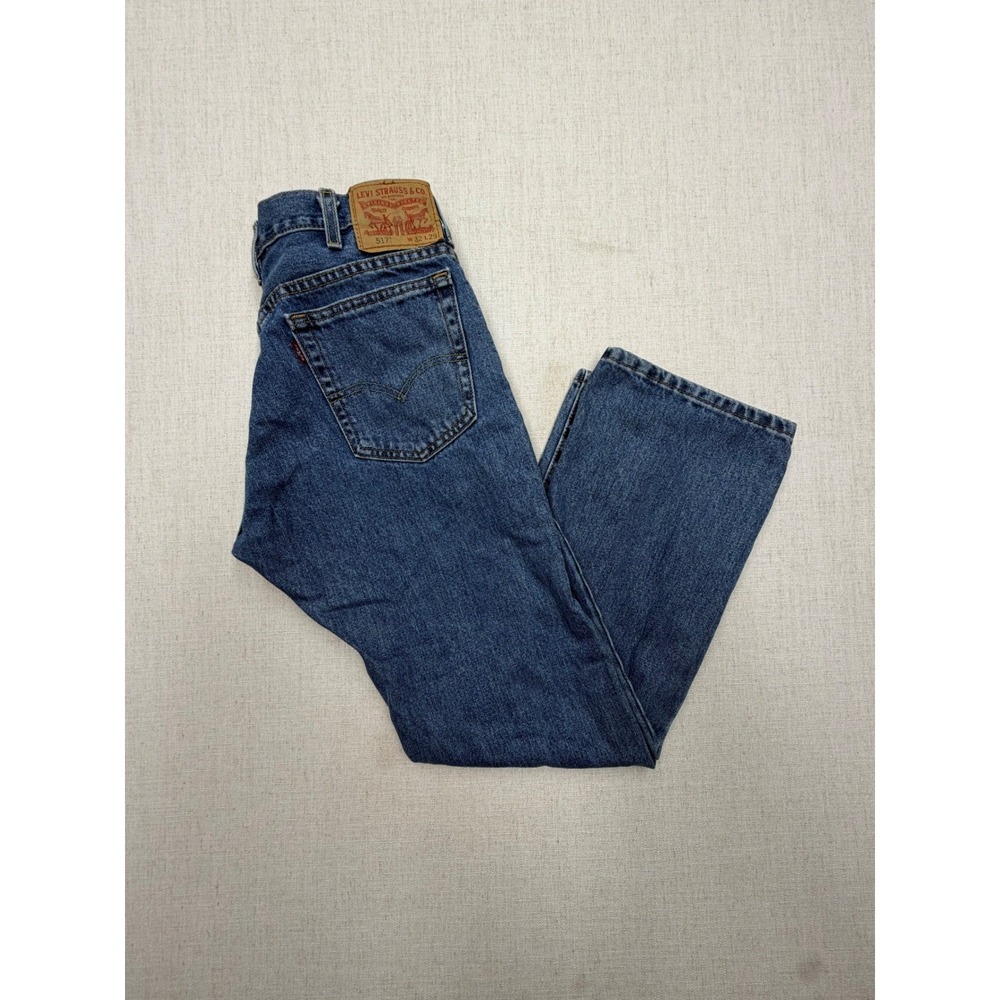 Levis 517 Bootcut Jeans Mens 32x29 Medium Wash Blue Denim 00517-4891